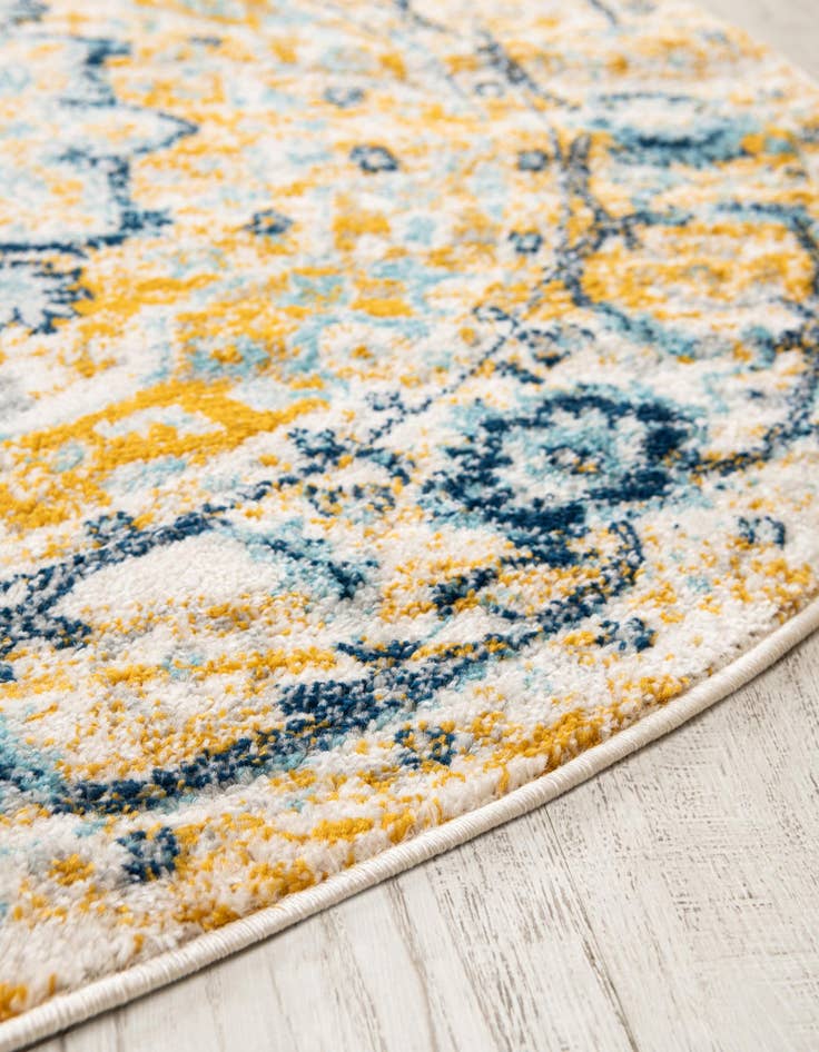 Detail image of 5' x 5' Madeline Vintage Round Rug
