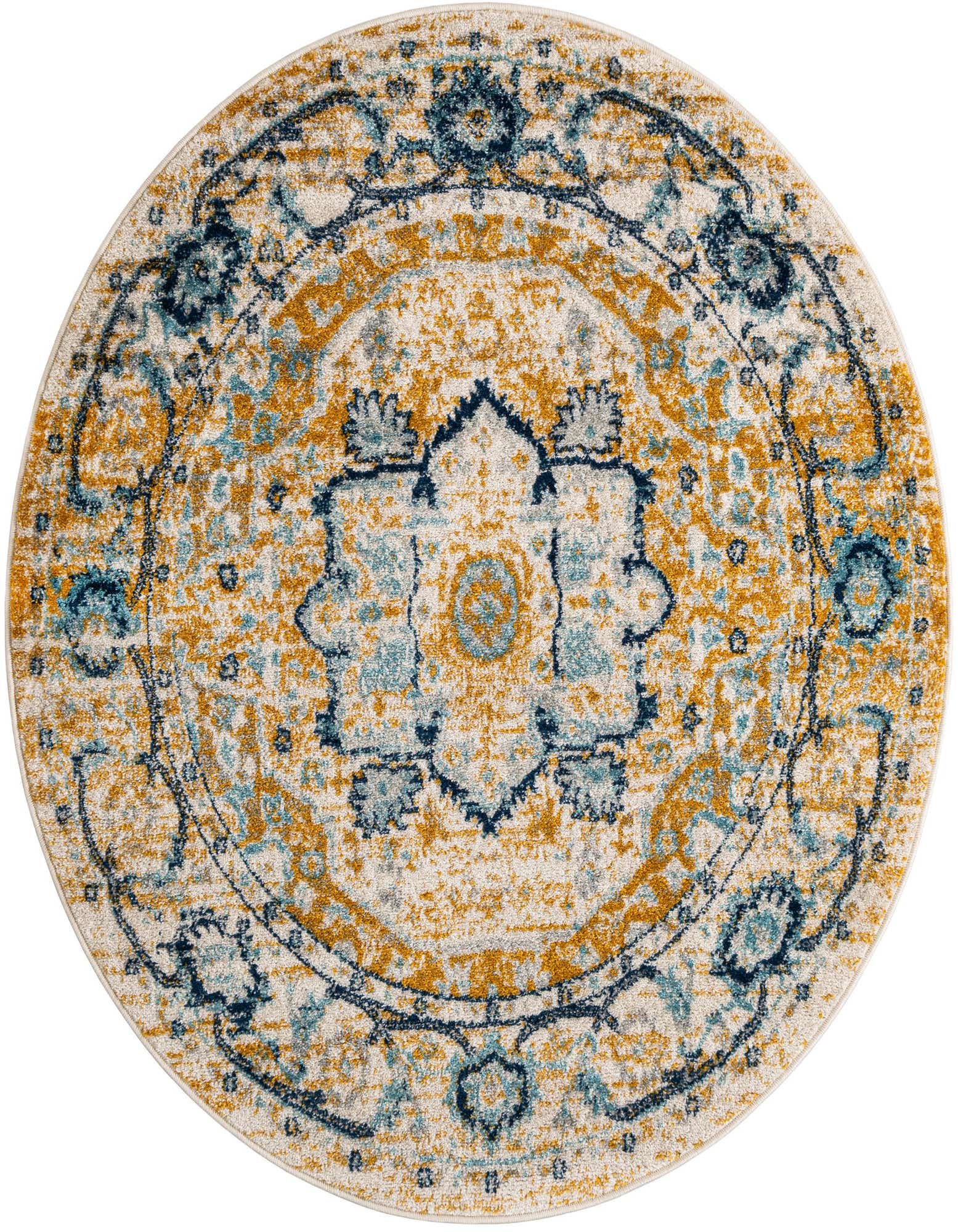 Primary image 5' x 5' Madeline Vintage Round Rug