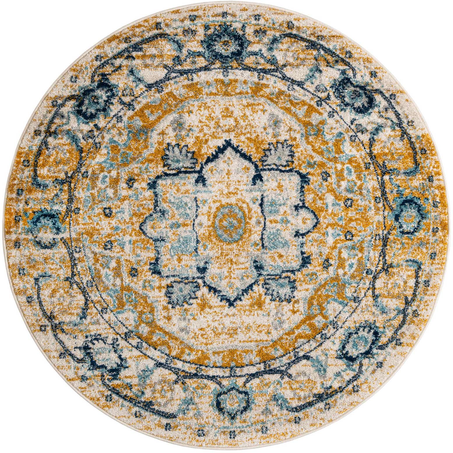 5' x 5' Madeline Vintage Round Rug
