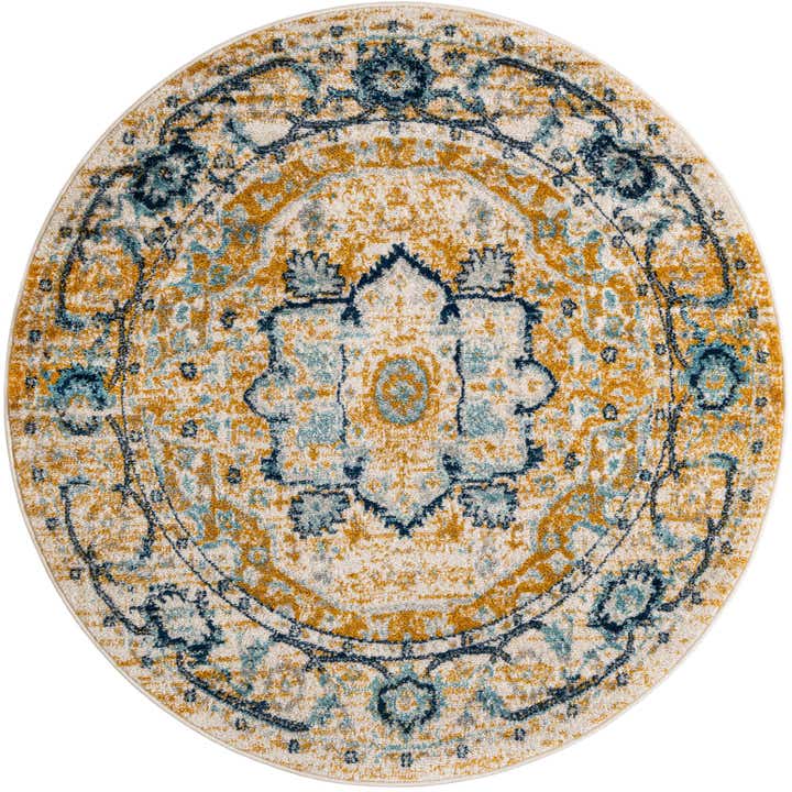 5' x 5' Madeline Vintage Round Rug