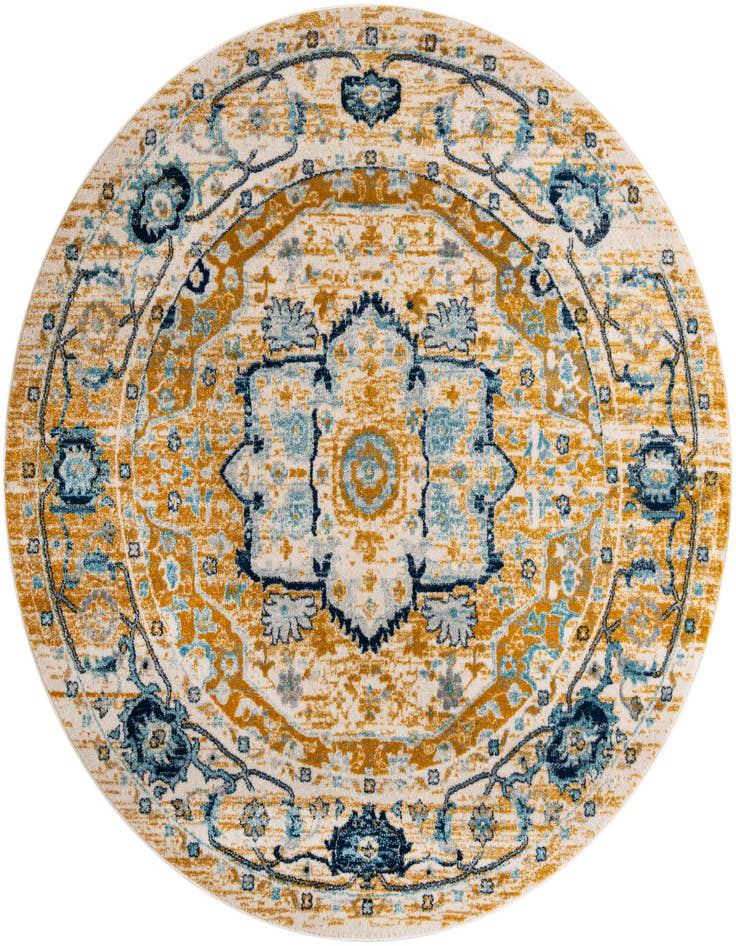 Detail image of 8' x 8' Madeline Vintage Round Rug