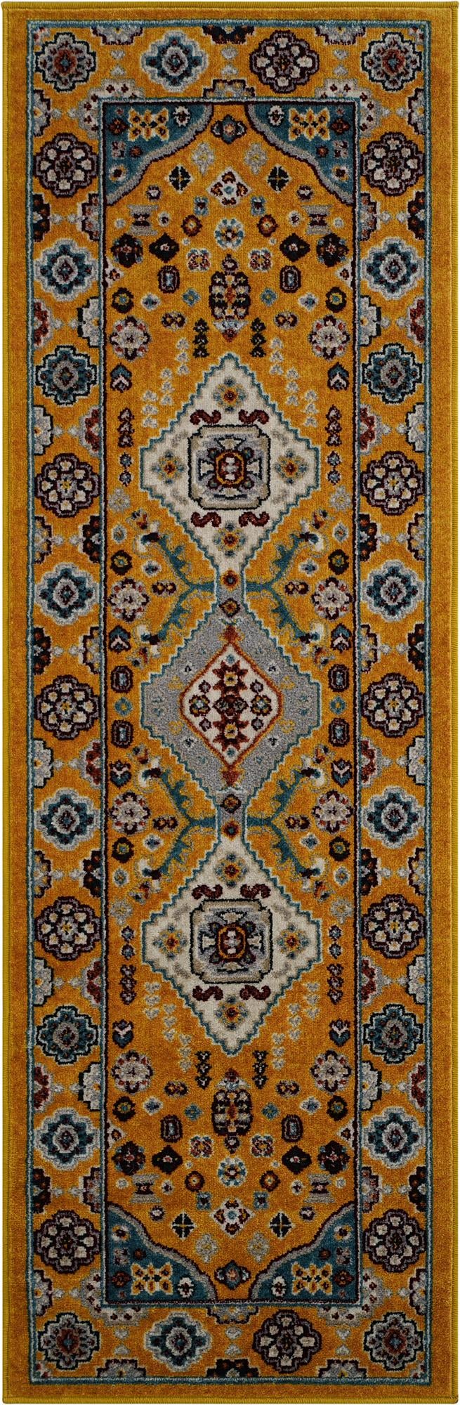 2' x 6' Kamala Washable Runner Rug