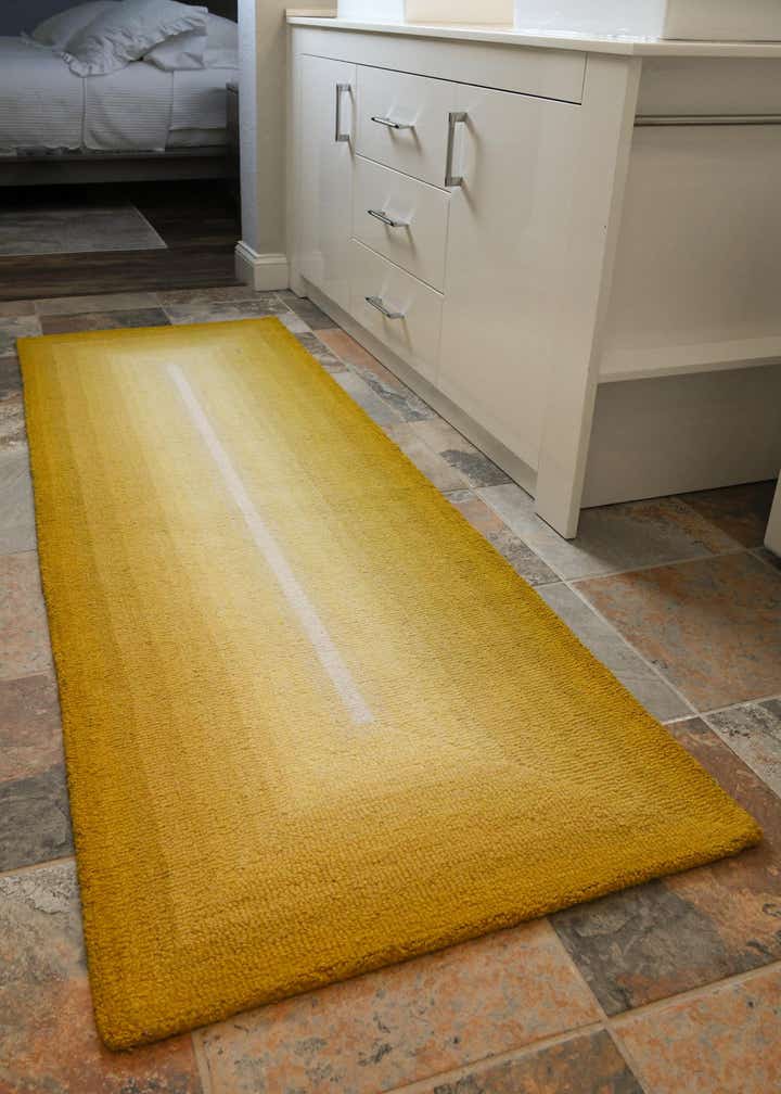 2' x 6' 1 Ombre Wool Runner Rug