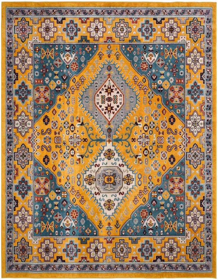 Detail image of 7' 10 x 7' 10 Kamala Washable Square Rug