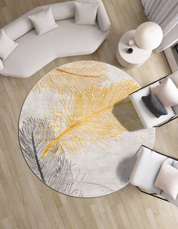 Detail image of 5' 3 x 5' 3 Finsbury Round Rug