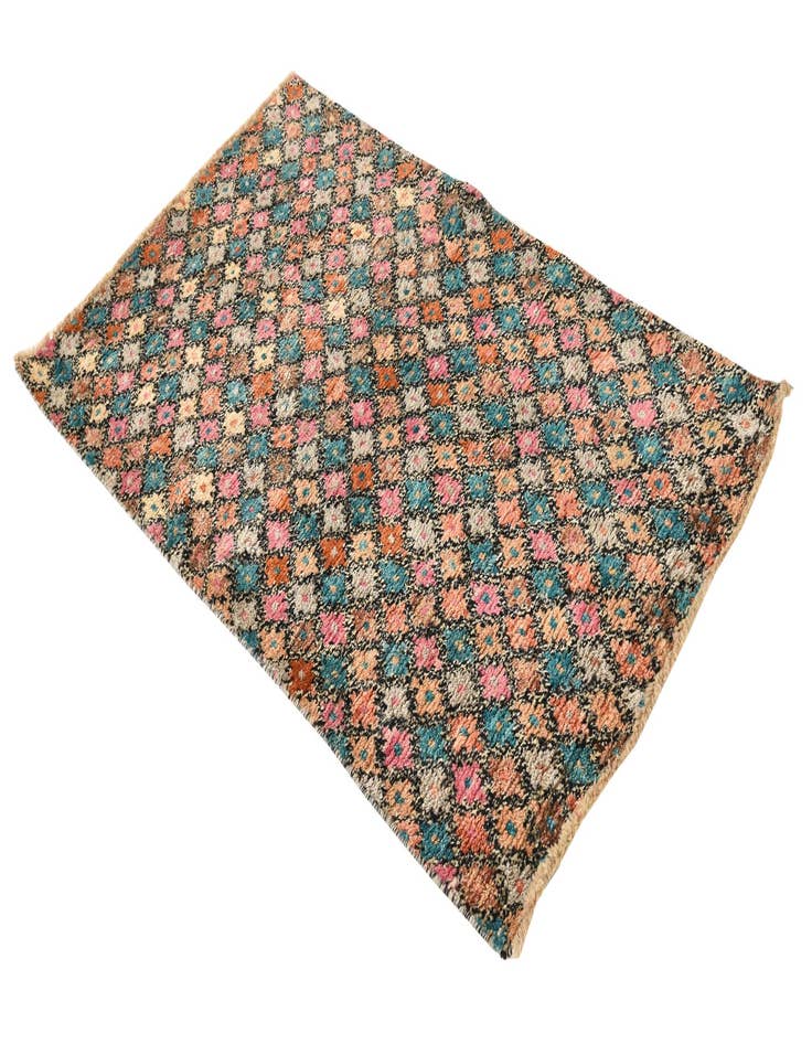 Detail image of 9' 7 x 12' 3  Hand Knotted Ultra Vintage Persian Wool Rug