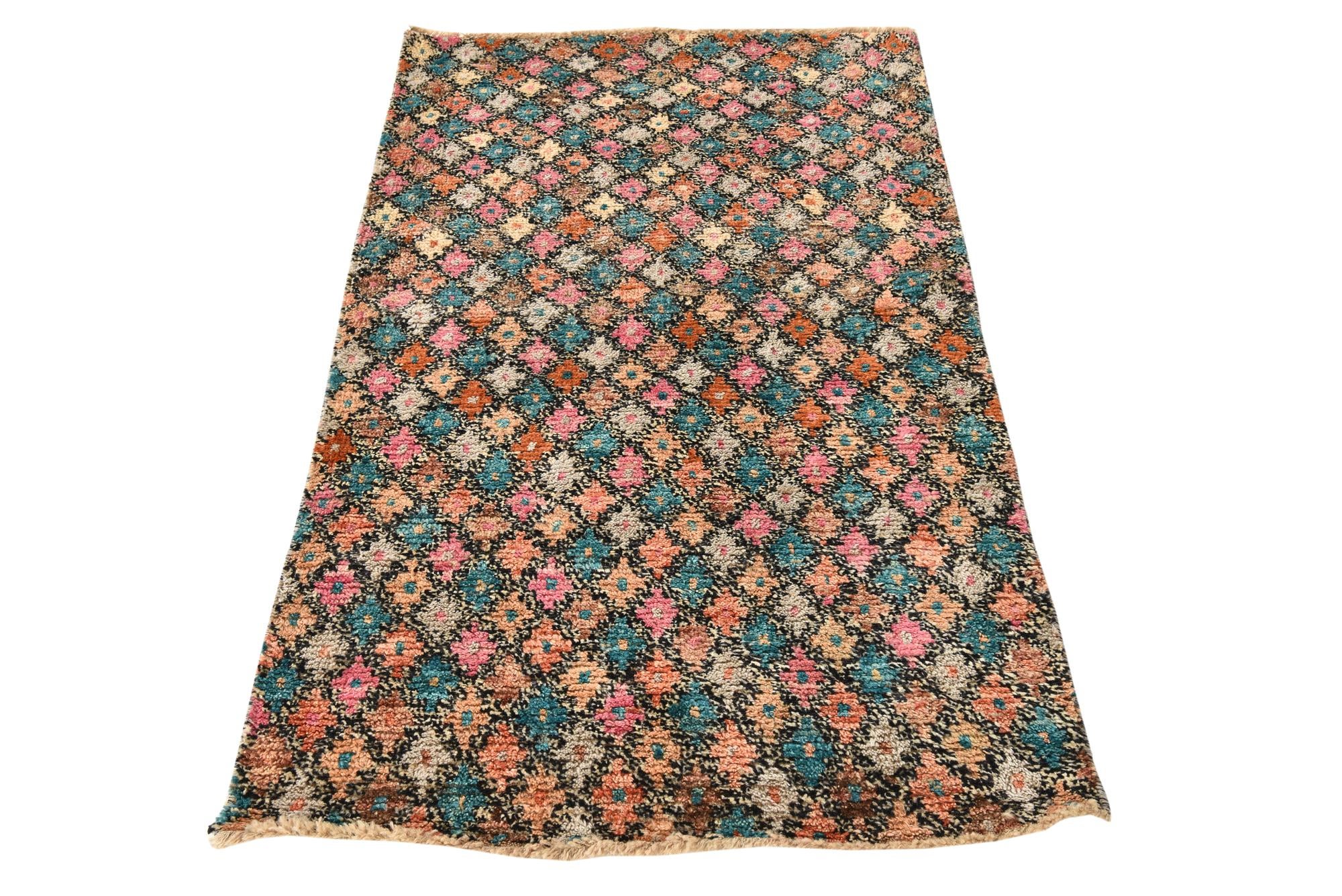 9' 7 x 12' 3 Hand Knotted Ultra Vintage Persian Wool Rug