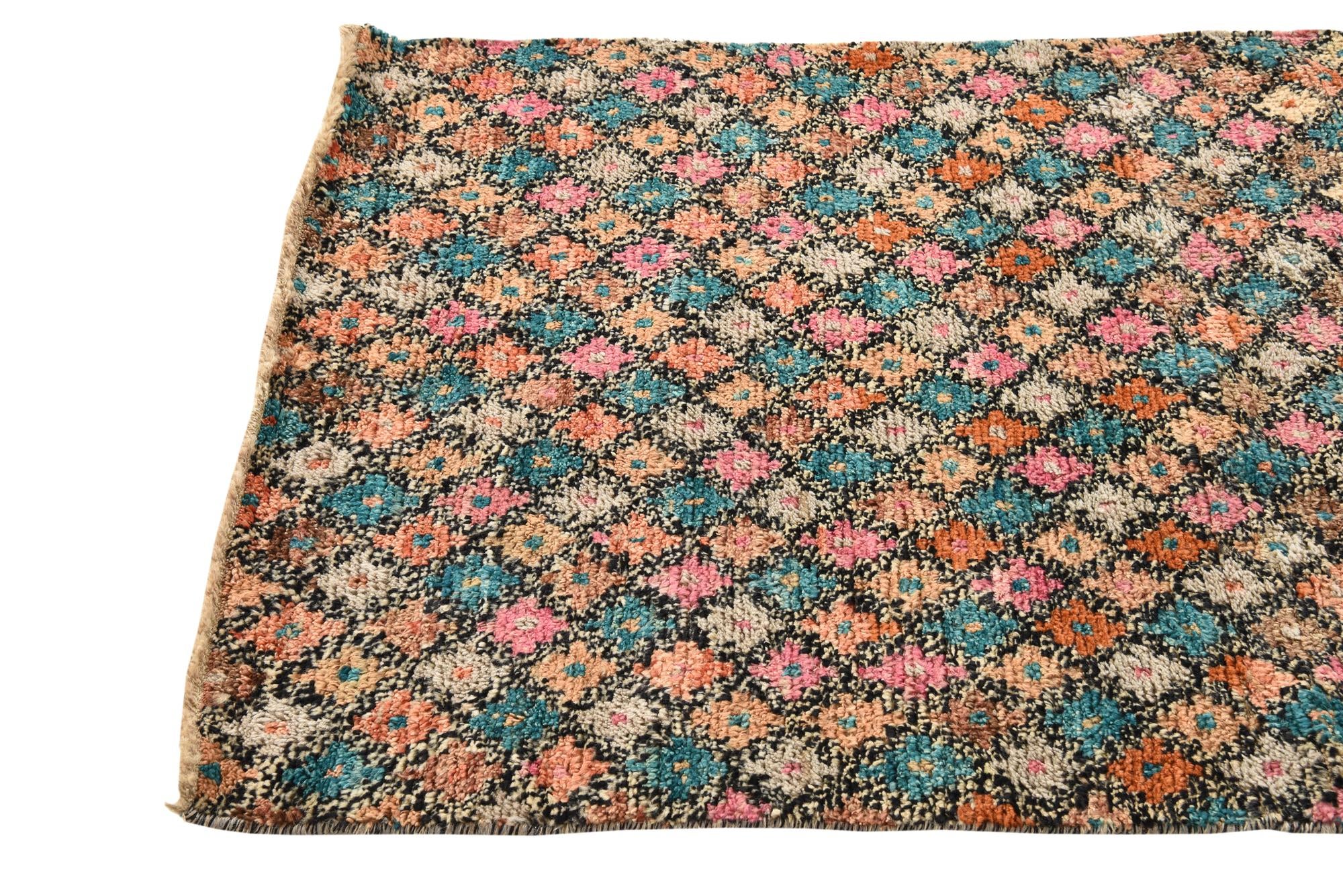 9' 7 x 12' 3 Hand Knotted Ultra Vintage Persian Wool Rug