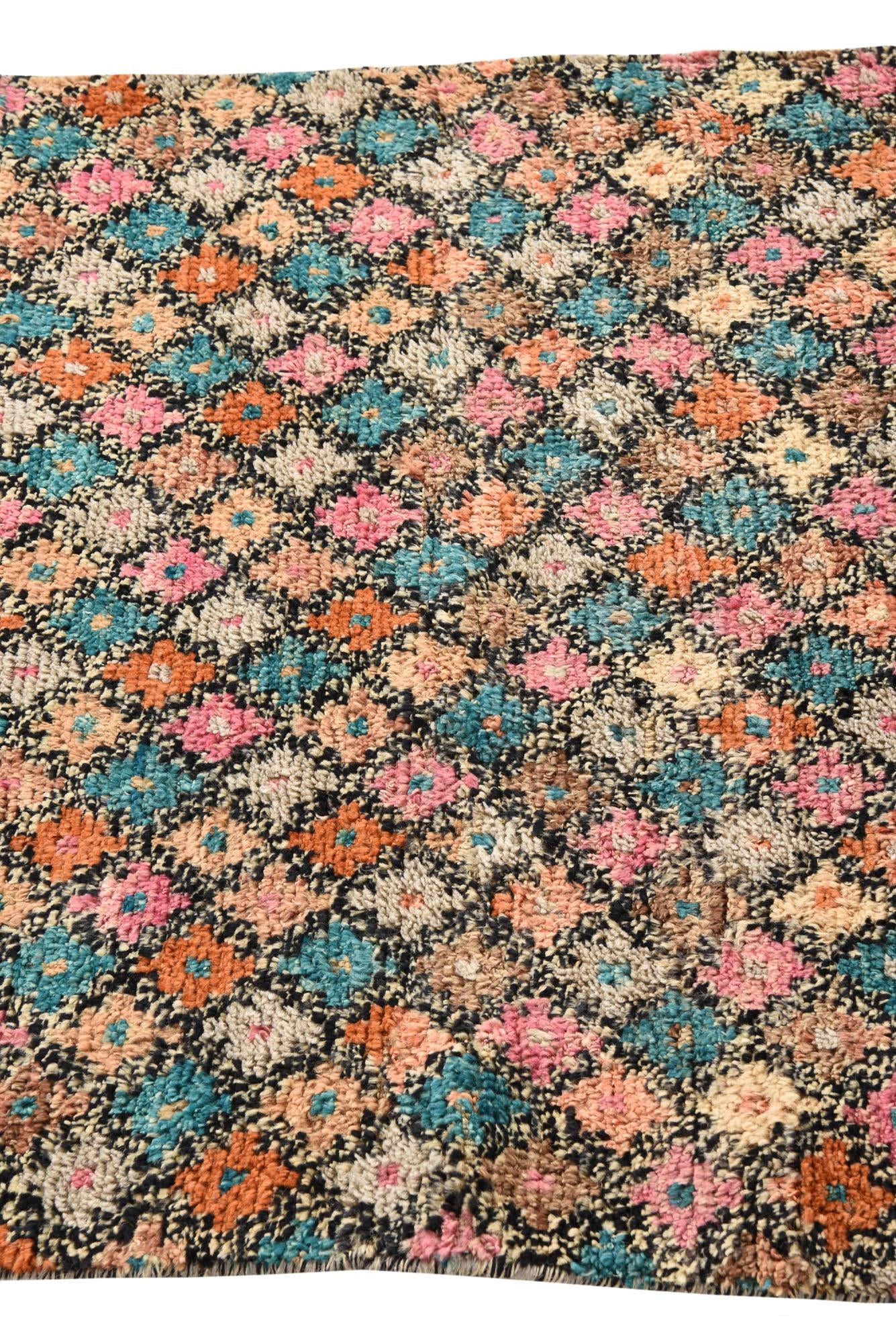 9' 7 x 12' 3 Hand Knotted Ultra Vintage Persian Wool Rug
