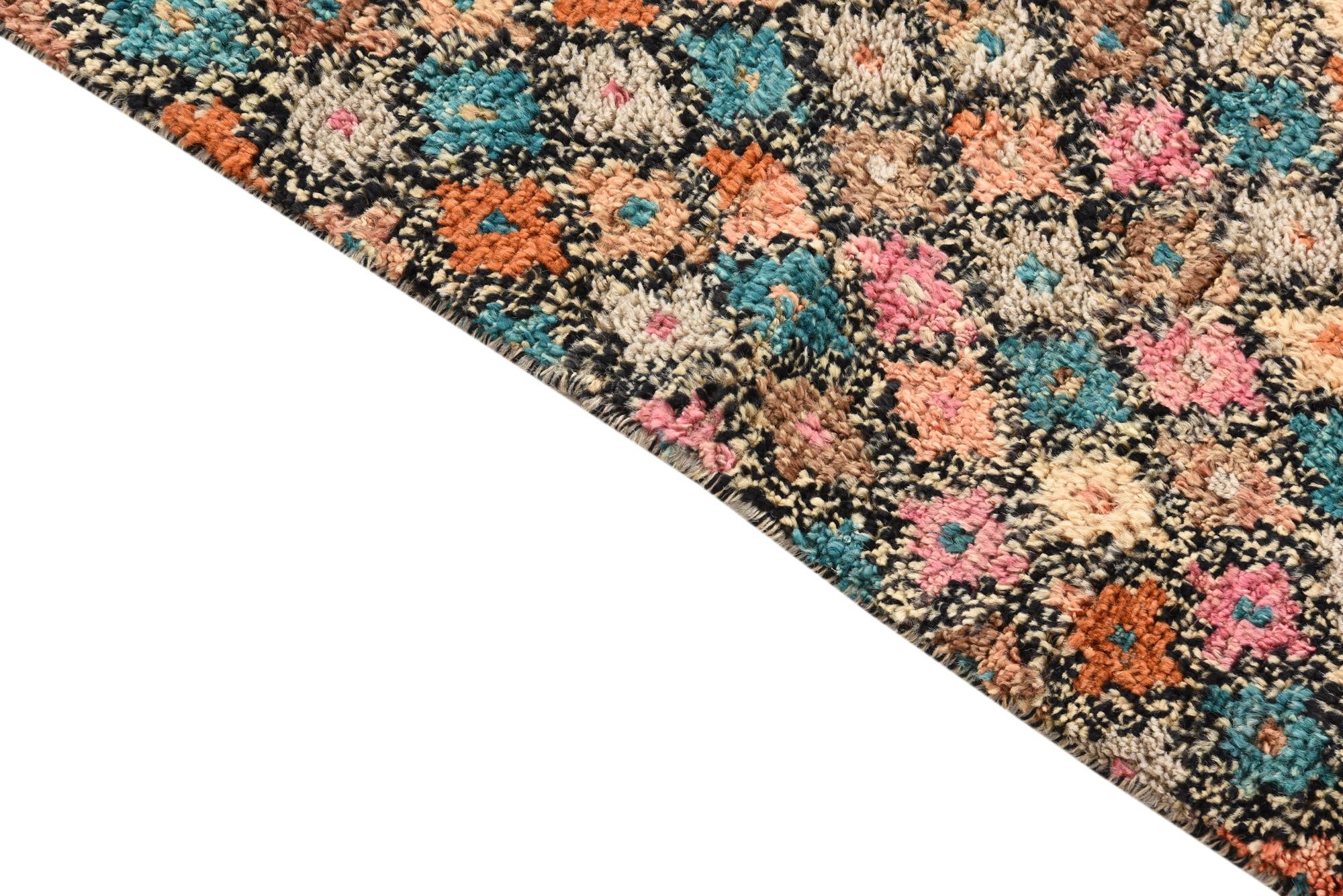 9' 7 x 12' 3 Hand Knotted Ultra Vintage Persian Wool Rug