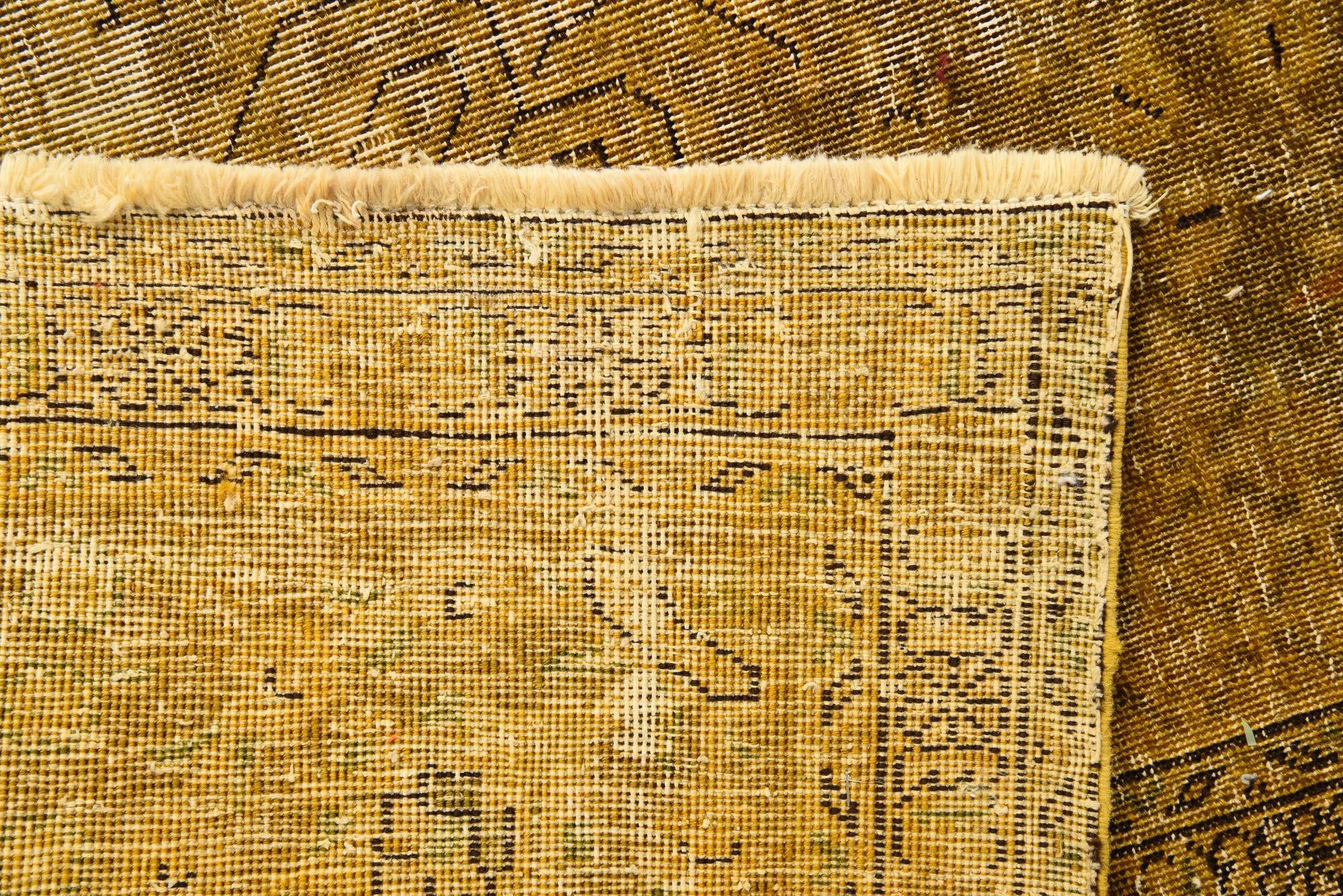 9' 7 x 12' 3 Hand Knotted Ultra Vintage Persian Wool Rug