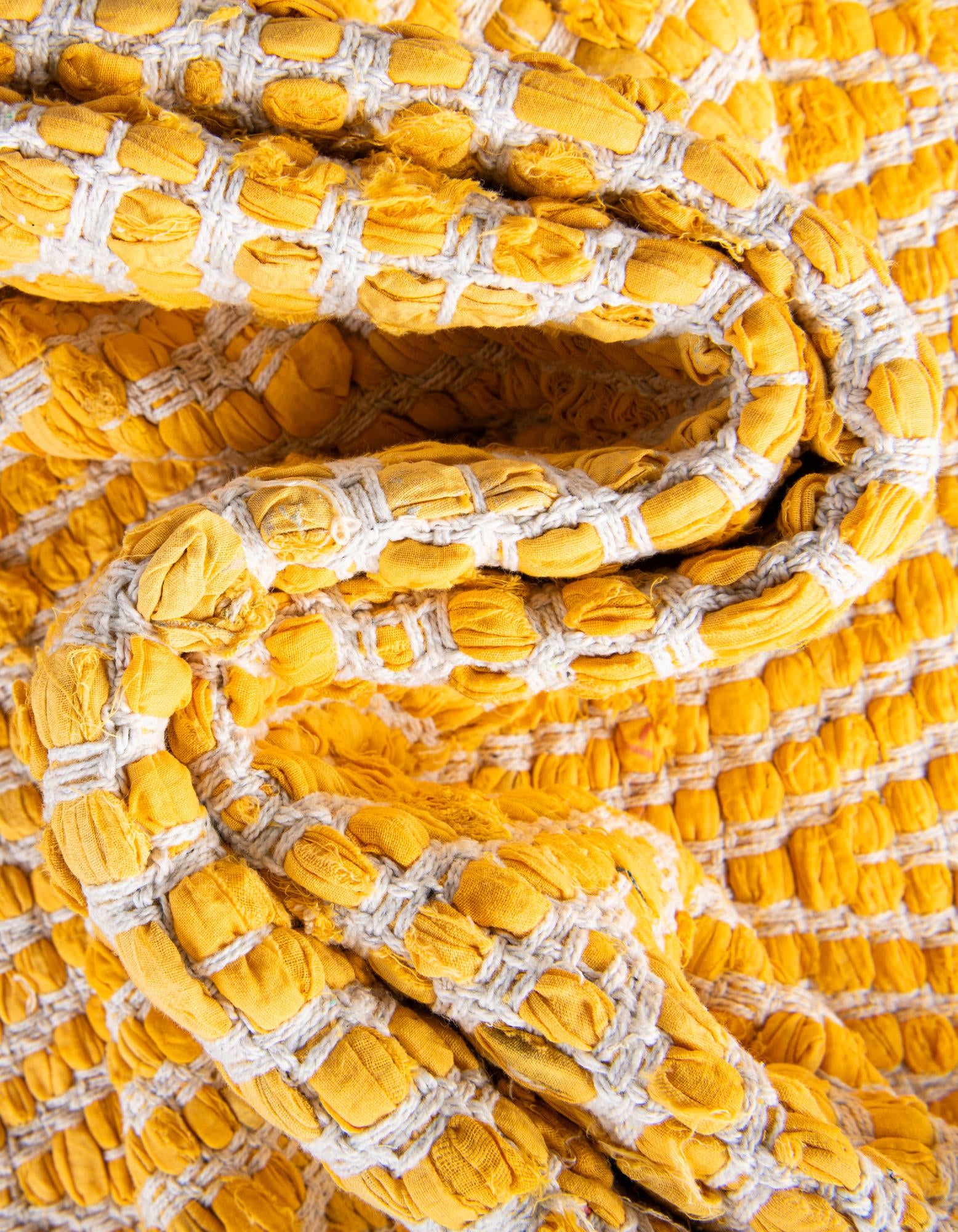 2' 2 x 3' 7 Hand Woven Chindi Chevron Hearth Rug