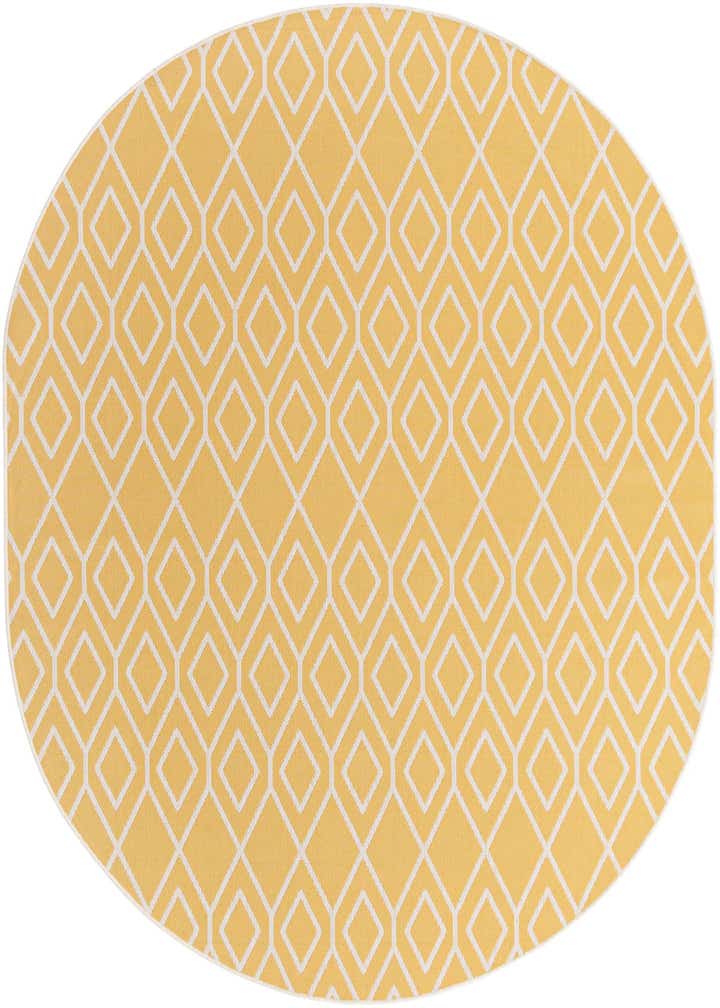 7' 10 x 10' Easy-Clean Jill Zarin Turks and Caicos Indoor / Outdoor Oval Rug