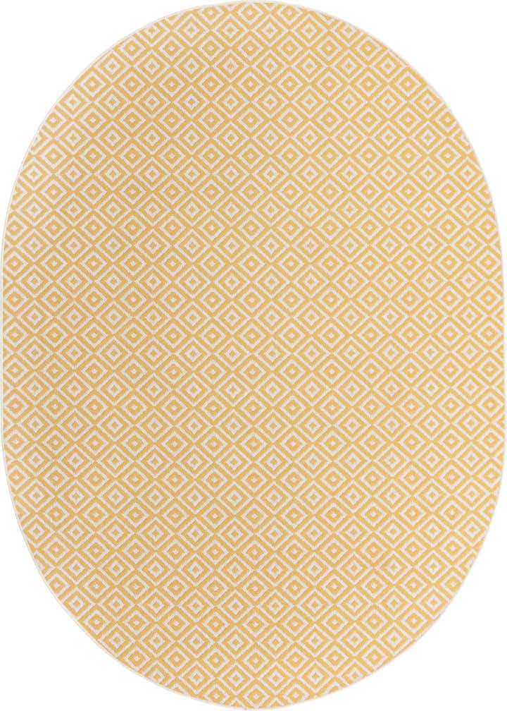 7' 10 x 10' Easy-Clean Jill Zarin Costa Rica Indoor / Outdoor Oval Rug