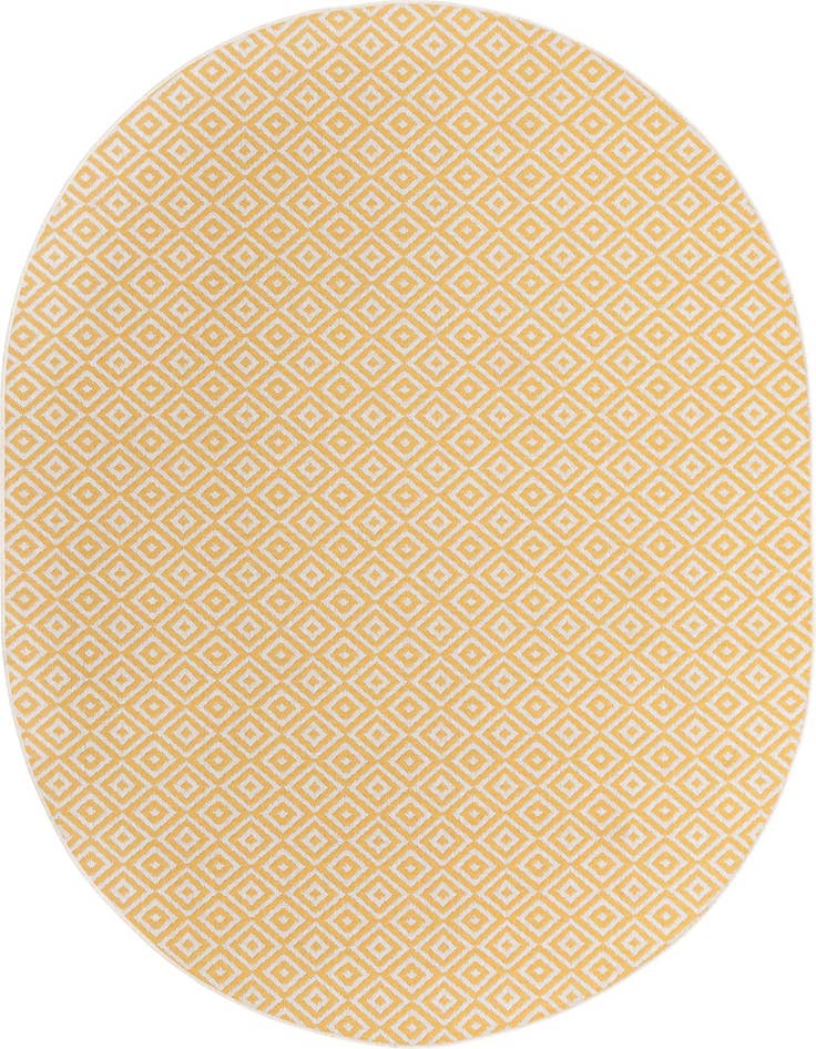 Detail image of 7' 10 x 10' Easy-Clean Jill Zarin Costa Rica Indoor / Outdoor Oval Rug