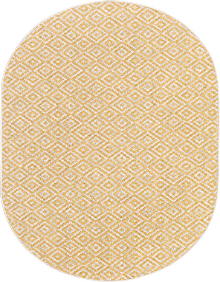 Detail image of 5' 3 x 8' Easy-Clean Jill Zarin Costa Rica Indoor / Outdoor Oval Rug