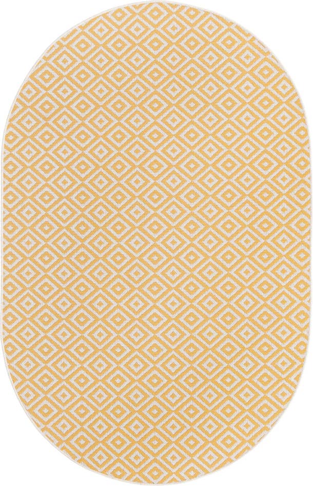 Detail image of 5' 3 x 8' Easy-Clean Jill Zarin Costa Rica Indoor / Outdoor Oval Rug