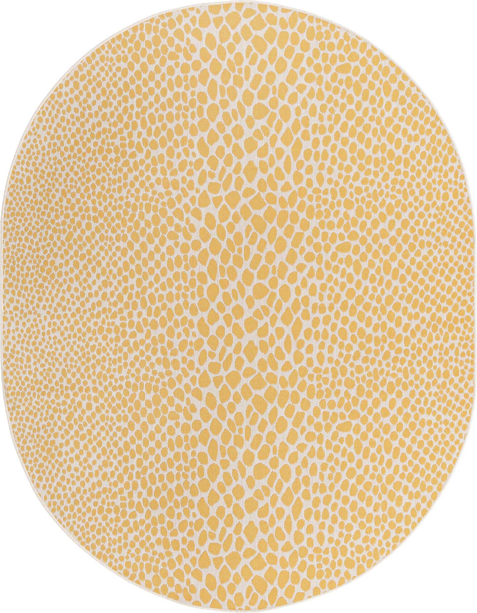 7' 10 x 10' Easy-Clean Jill Zarin Cape Town Indoor / Outdoor Oval Rug