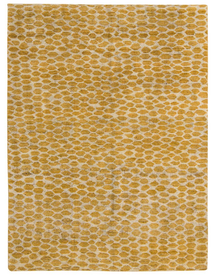 Detail image of 5' 10 x 9' Hand Knotted Darya Wool Rug