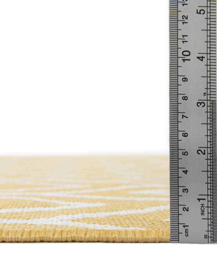Detail image of 4' x 4' Easy-Clean Jill Zarin Turks and Caicos Indoor / Outdoor Round Rug