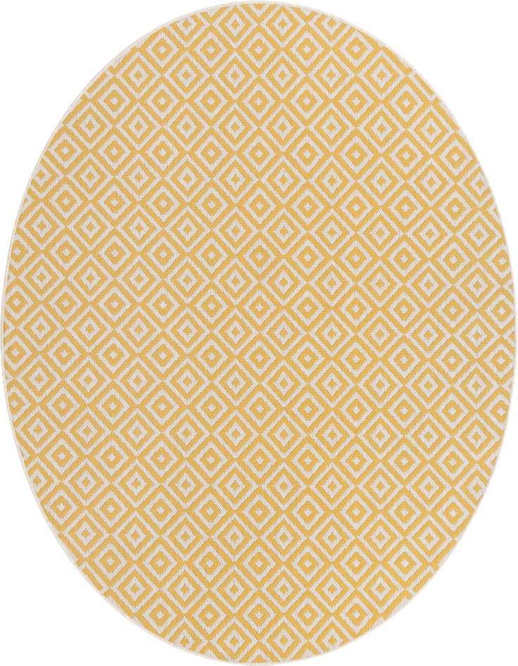 Detail image of 6' 7 x 6' 7 Easy-Clean Jill Zarin Costa Rica Indoor / Outdoor Round Rug