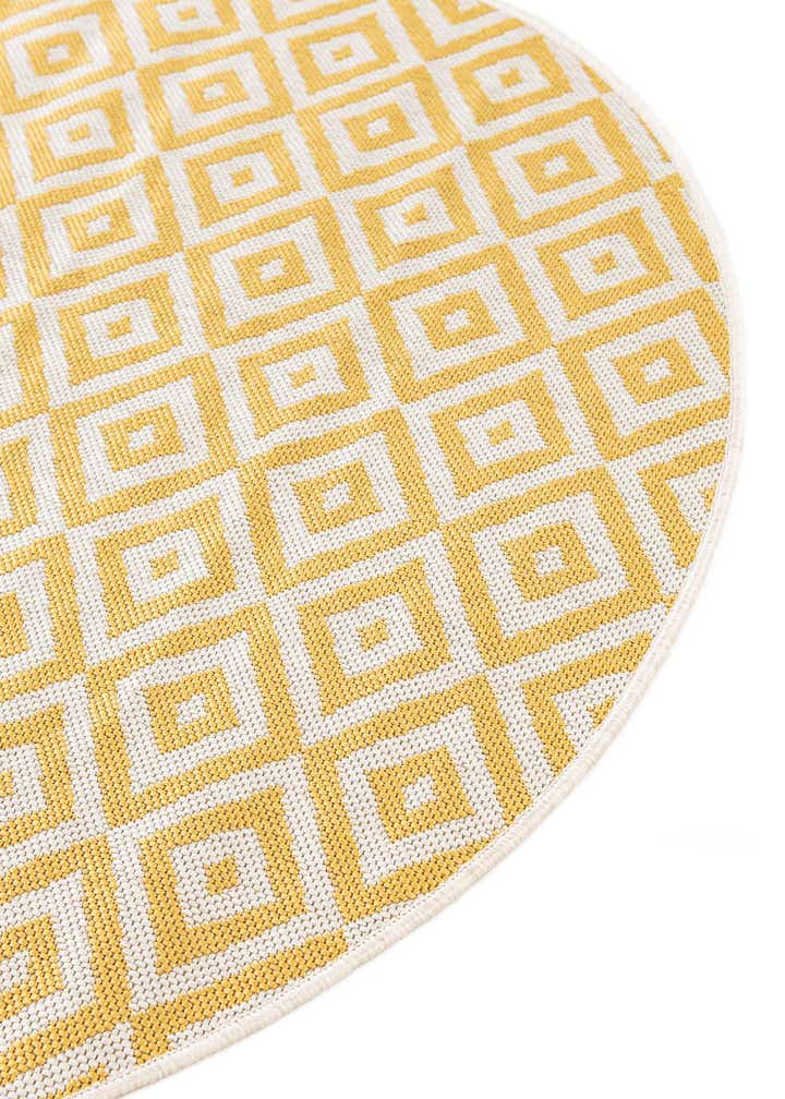 10' 8 x 10' 8 Easy-Clean Jill Zarin Costa Rica Indoor / Outdoor Round Rug