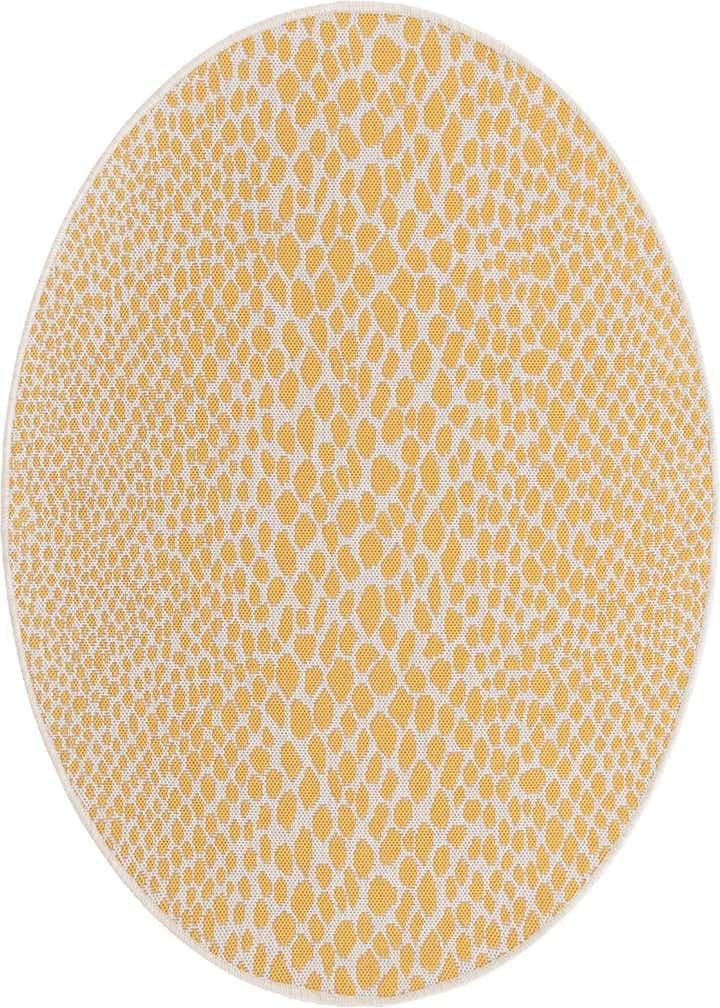 4' x 4' Easy-Clean Jill Zarin Cape Town Indoor / Outdoor Round Rug