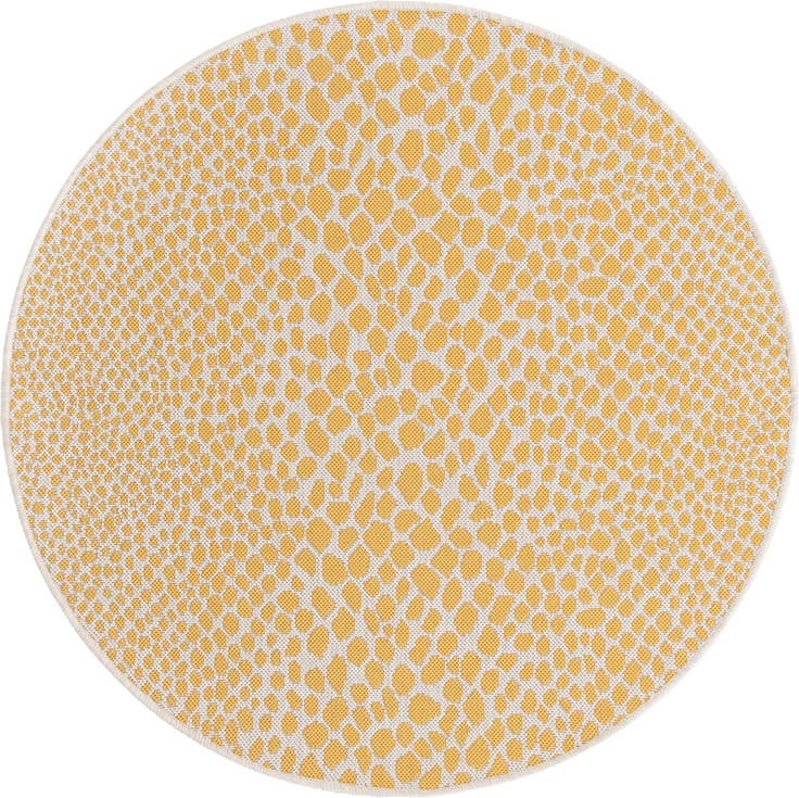 Detail image of 4' x 4' Easy-Clean Jill Zarin Cape Town Indoor / Outdoor Round Rug