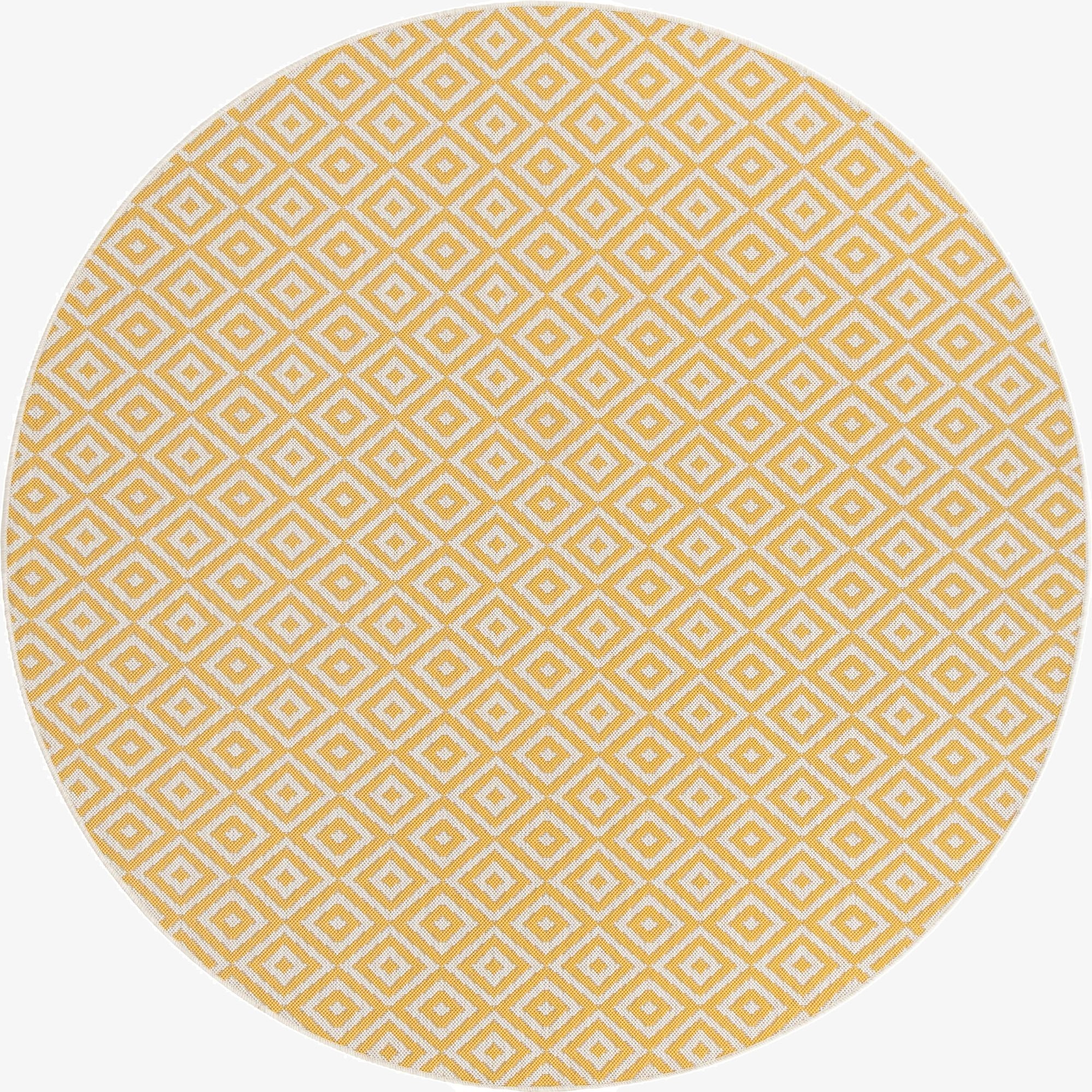 6' 7 x 6' 7  Washable Jill Zarin Costa Rica Indoor / Outdoor Round Rug