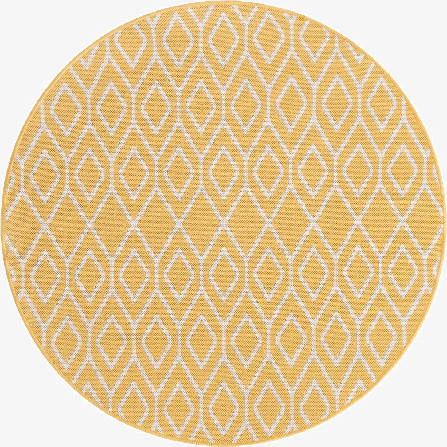 4' x 4'  Washable Jill Zarin Turks and Caicos Indoor / Outdoor Round Rug