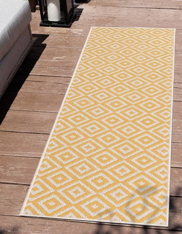 2' x 8' Easy-Clean Jill Zarin Costa Rica Indoor / Outdoor Runner Rug