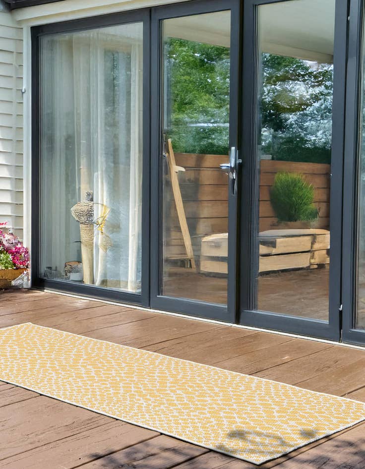 Detail image of 2' x 8' Easy-Clean Jill Zarin Cape Town Indoor / Outdoor Runner Rug
