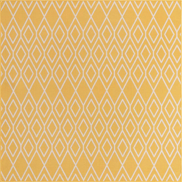Detail image of 7' 10 x 7' 10 Easy-Clean Jill Zarin Turks and Caicos Indoor / Outdoor Square Rug