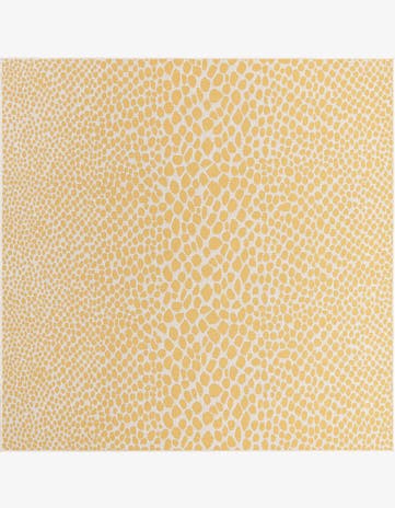 Yellow Ivory Easy-Clean Jill Zarin Cape Town Indoor / Outdoor Square Rug
