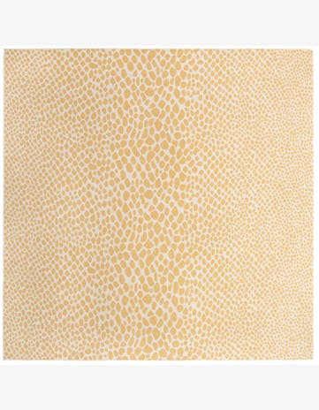 Yellow Ivory Easy-Clean Jill Zarin Cape Town Indoor / Outdoor Square Rug