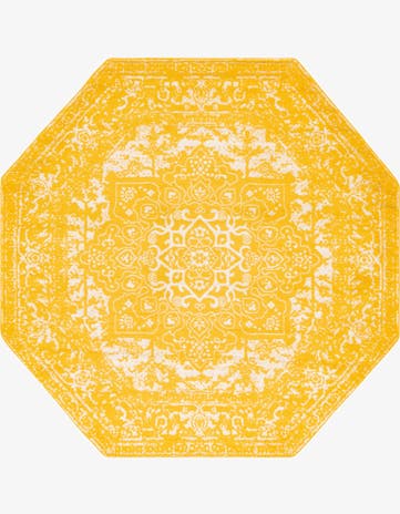 Yellow Arlington Octagon Rug