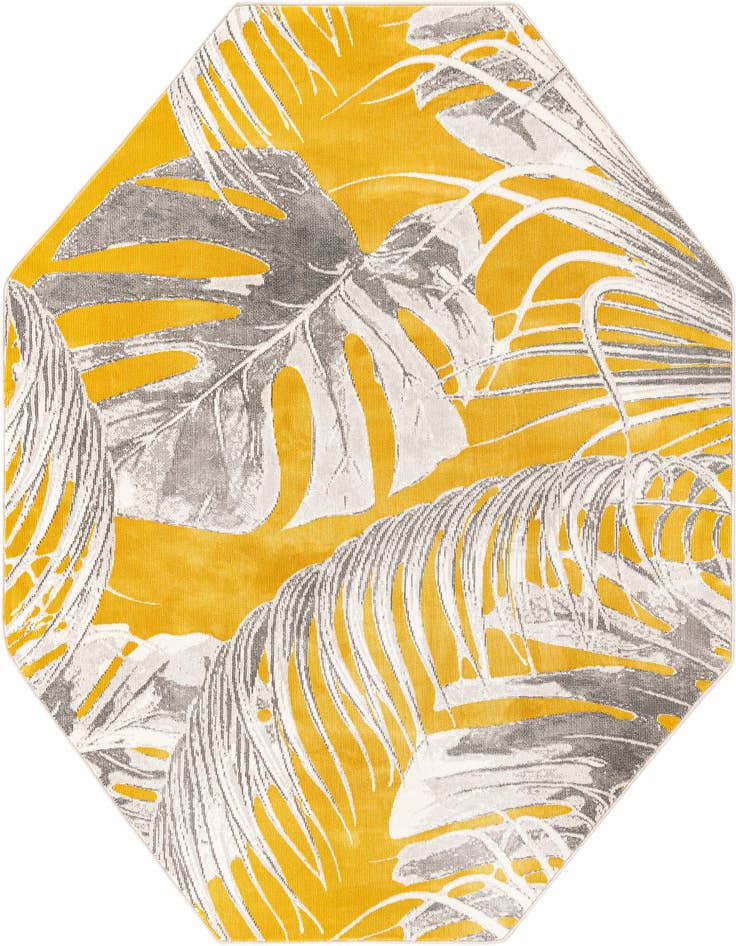 Detail image of 6' x 6' Blossom Octagon Rug