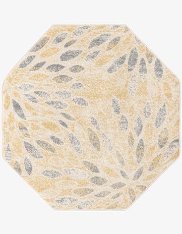 Yellow Charleston Octagon Rug