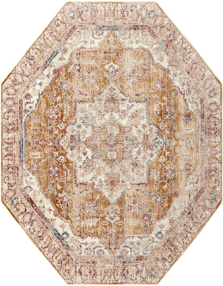 Detail image of 7' 10 x 7' 10 Deepa Octagon Rug