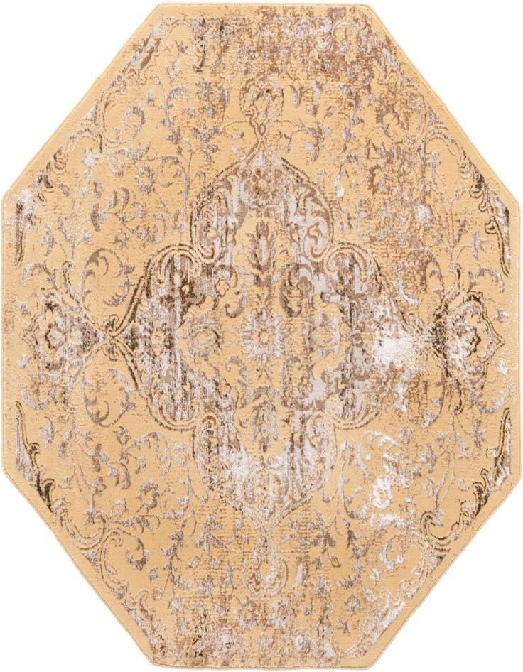 Detail image of 5' 3 x 5' 3 Highbury Octagon Rug