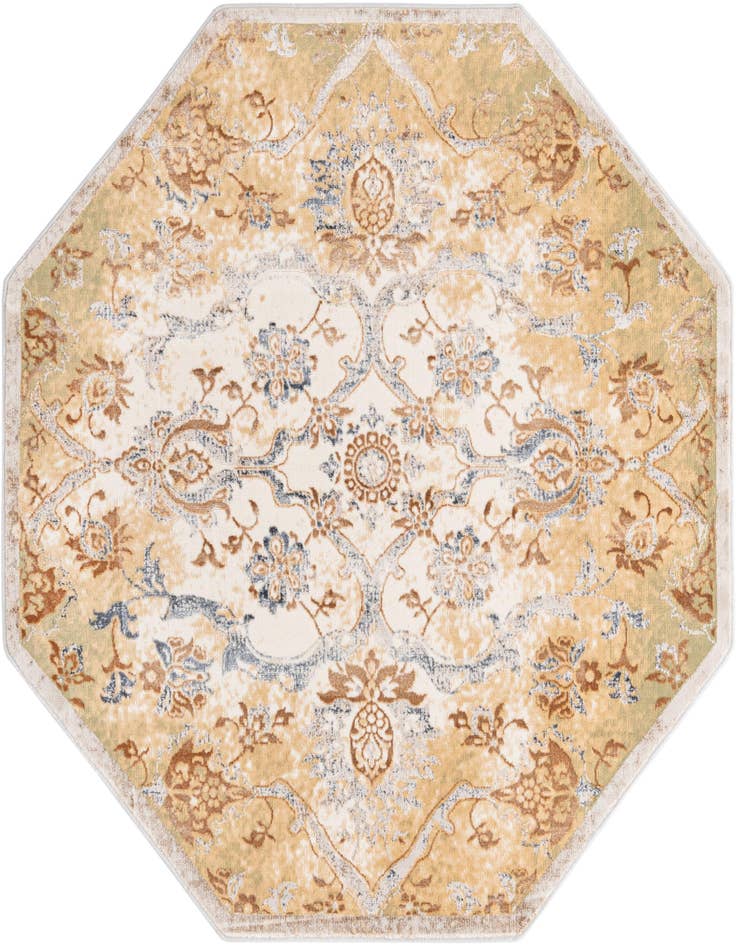 Detail image of 5' 3 x 5' 3 Highbury Octagon Rug
