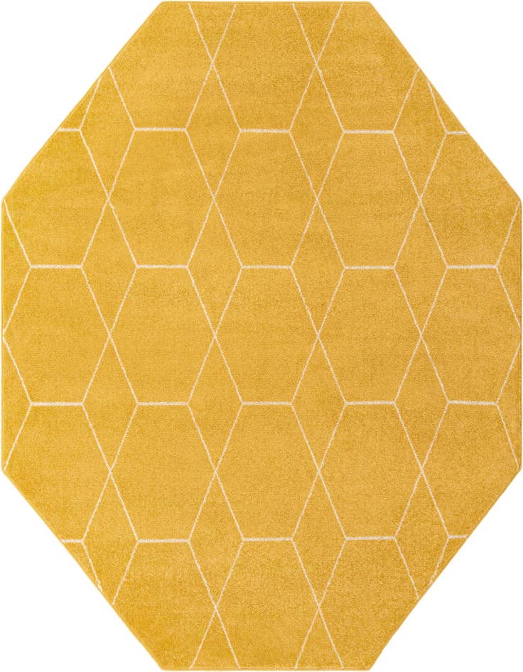 Detail image of 7' 10 x 7' 10 Lattice Frieze Octagon Rug