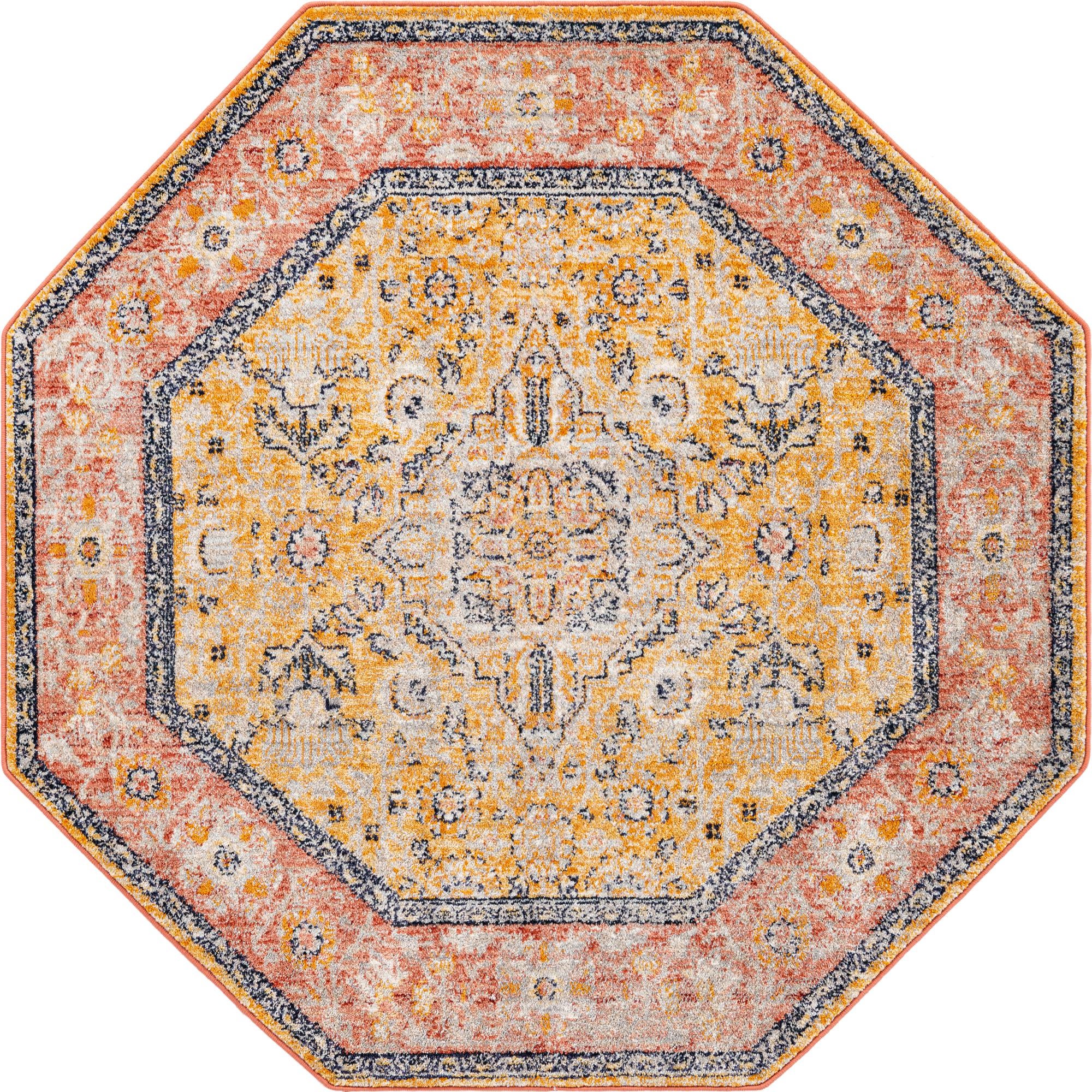 5' x 5' Lola Octagon Rug