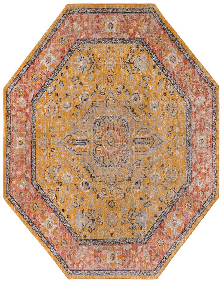 Detail image of 7' 10 x 7' 10 Lola Octagon Rug
