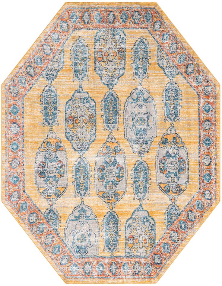 Detail image of 7' 10 x 7' 10 Lola Octagon Rug