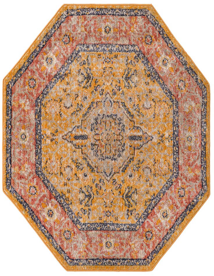 Detail image of 4' x 4' Lola Octagon Rug