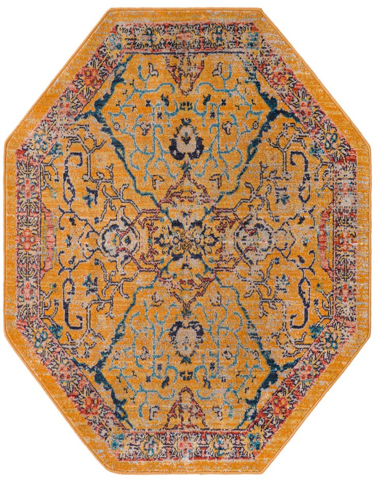 Detail image of 4' x 4' Lola Octagon Rug