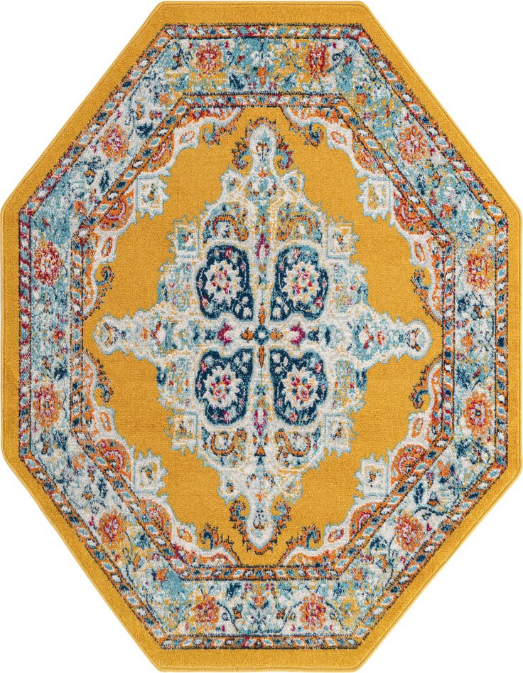 Detail image of 5' x 5' Parker Octagon Rug
