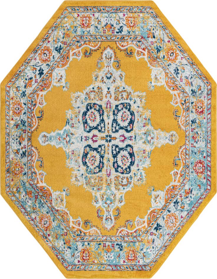 Detail image of 7' 10 x 7' 10 Parker Octagon Rug