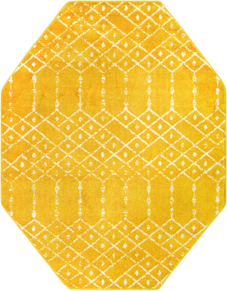 Detail image of 5' 3 x 5' 3 Paxon Trellis Octagon Rug